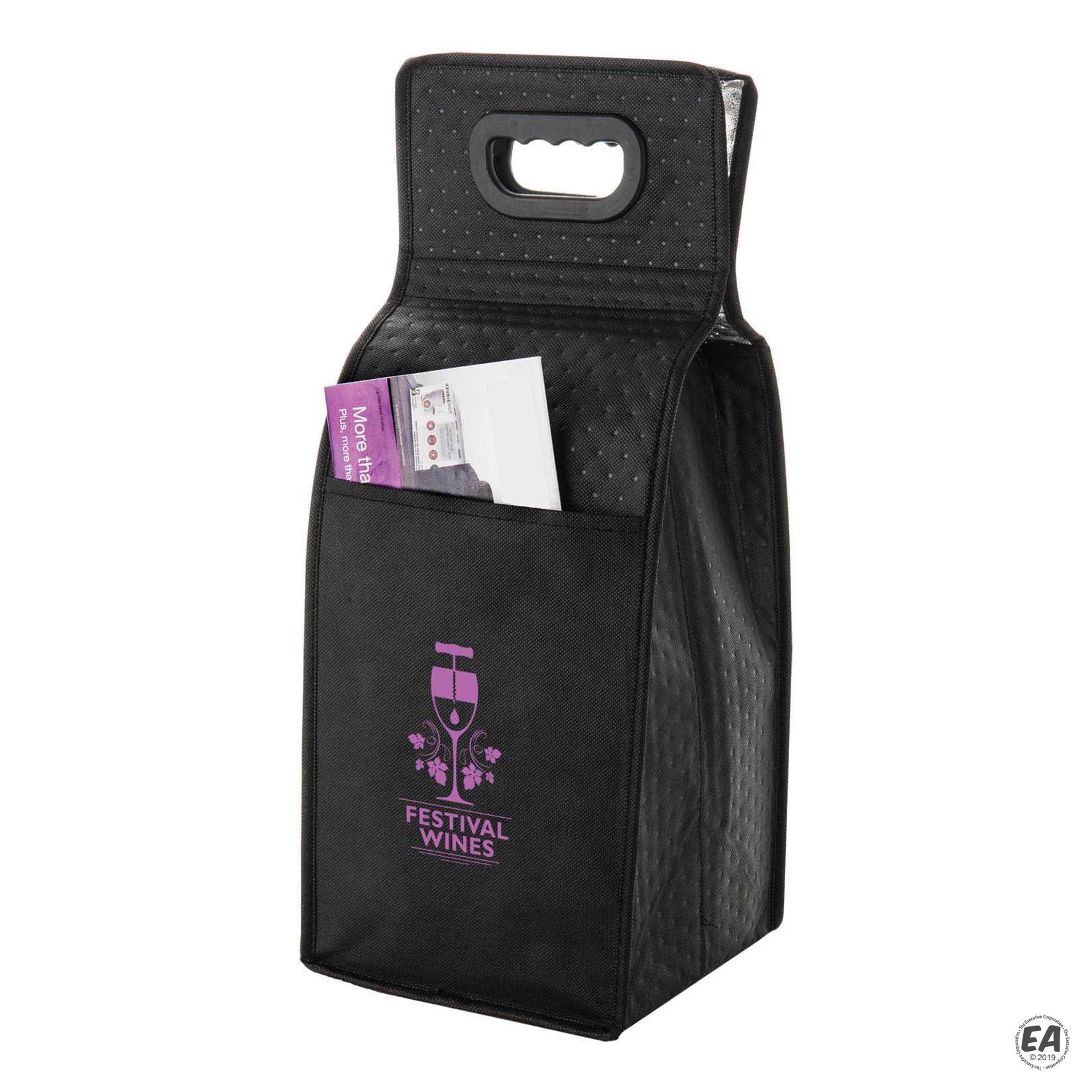 custom wine tote bags