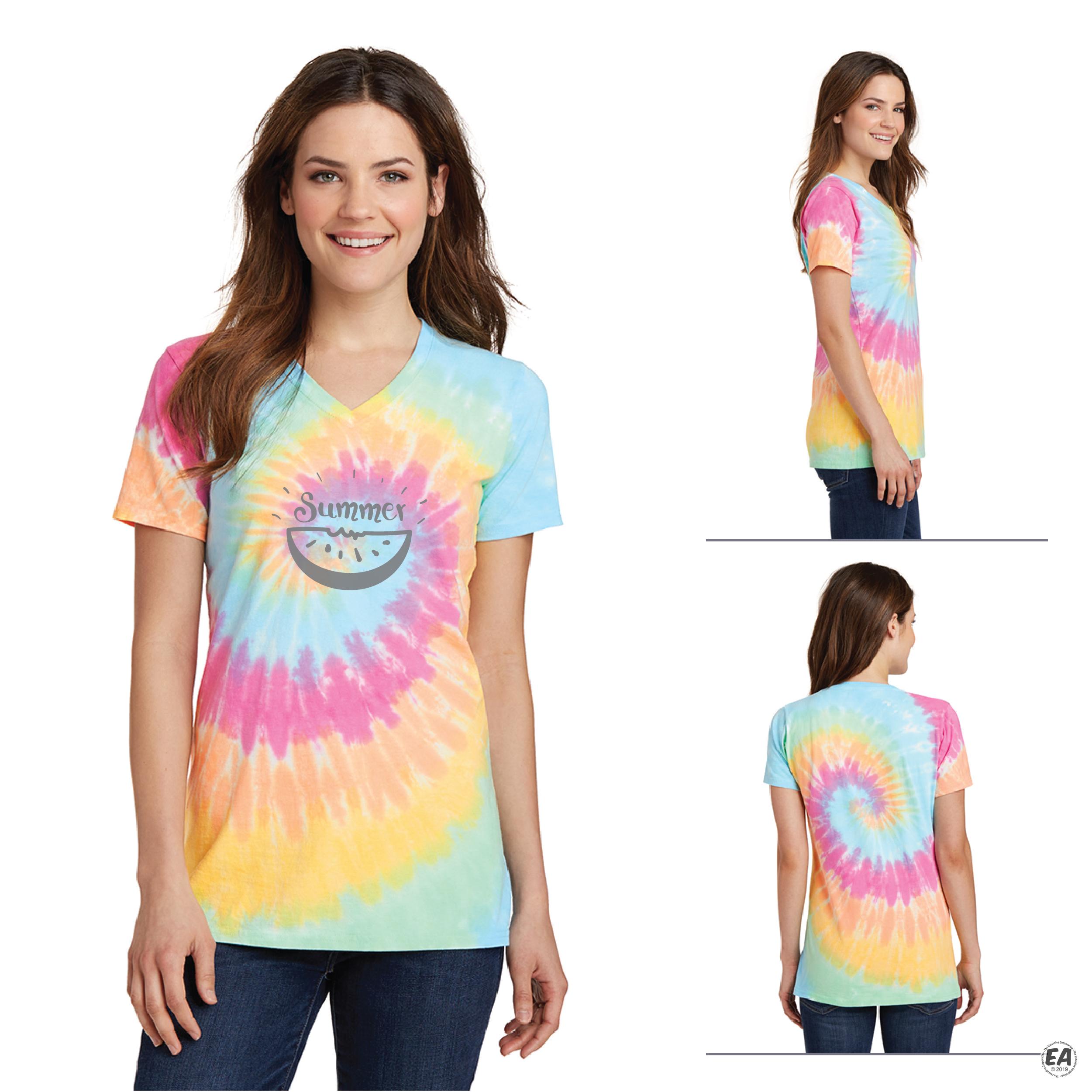 Port & Company PC147 Tie-Dye Tee - Kelly - 2XL