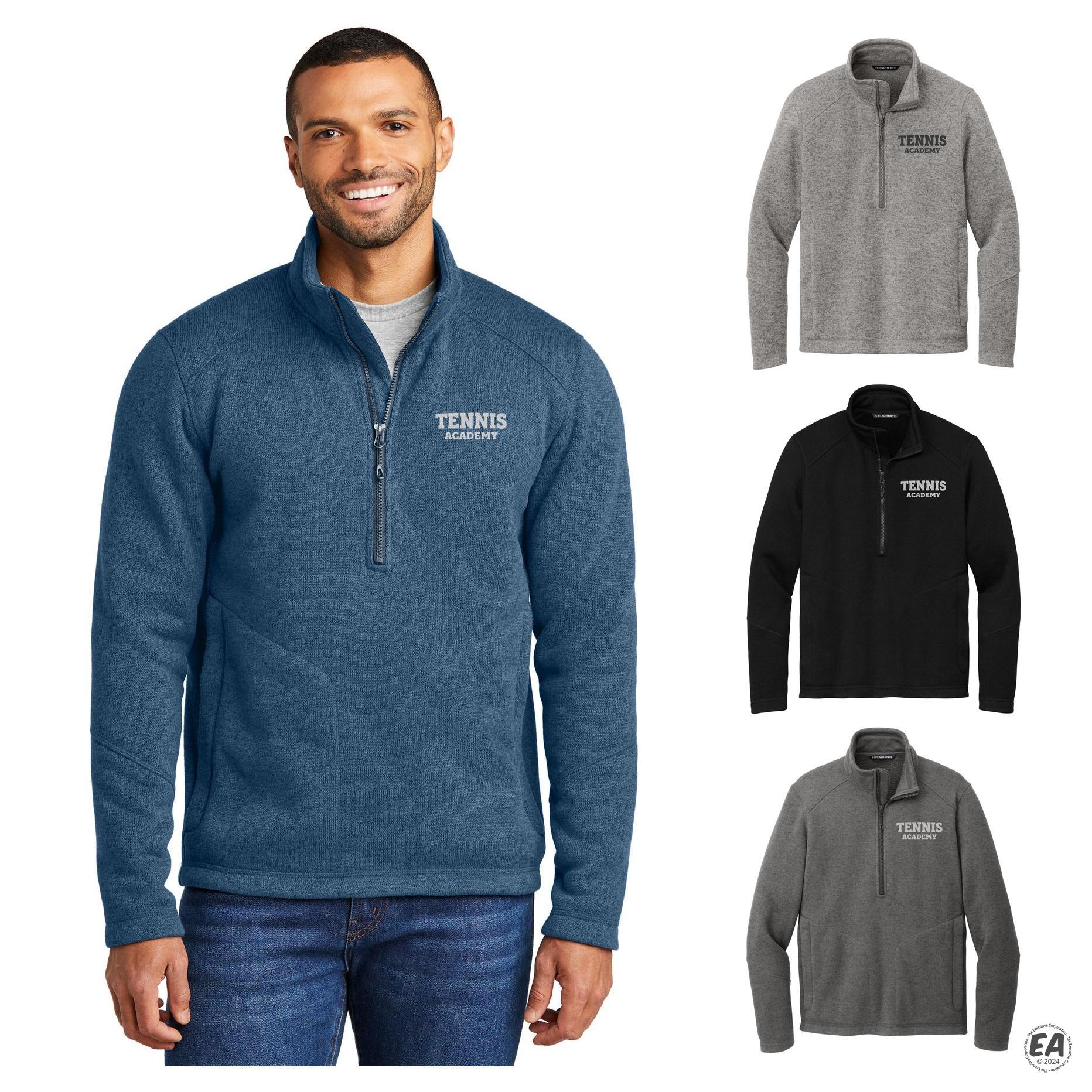 Customized Port Authority F426 Arc Sweater Fleece 1/4-Zip | Promotional ...