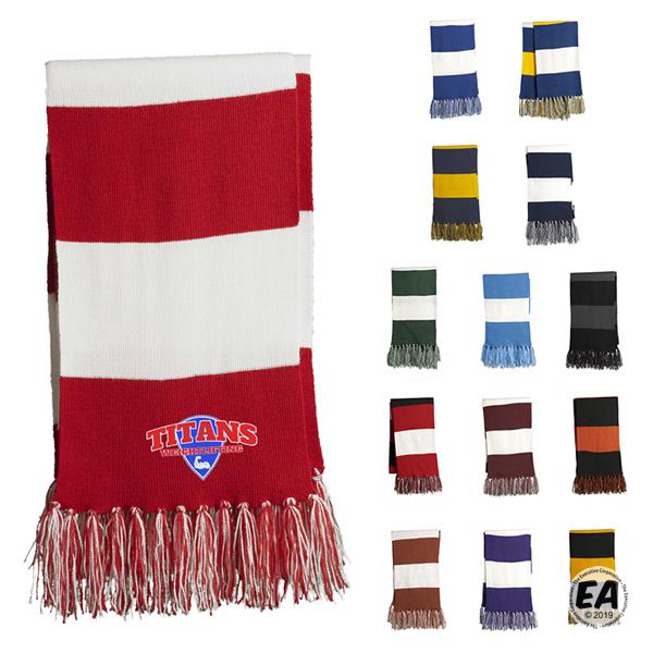 Customized Sport Tek STA02 Spectator Scarf | Promotional Scarves ...