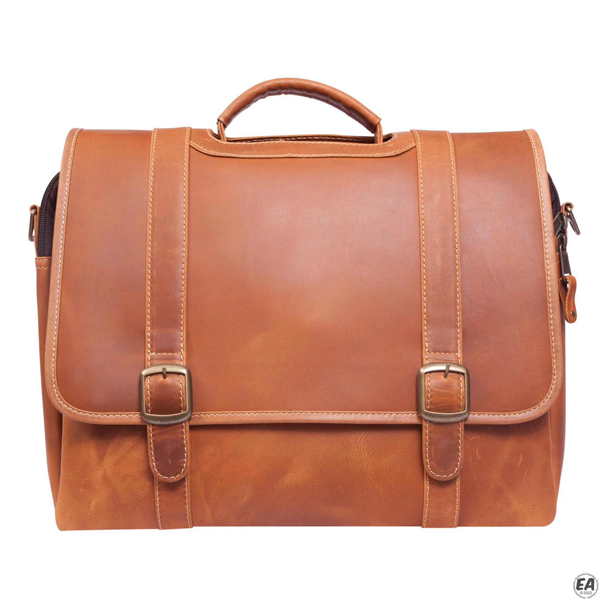 Customized Old Fort Canyon Leather Brief | Custom Laptop Messenger Bags ...