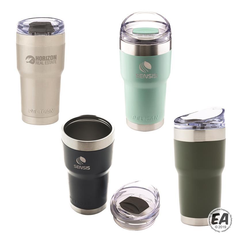 Giveaway Koozie Savannah Vacuum Tumblers with Tritan Lid (16 Oz.), Travel  Mugs