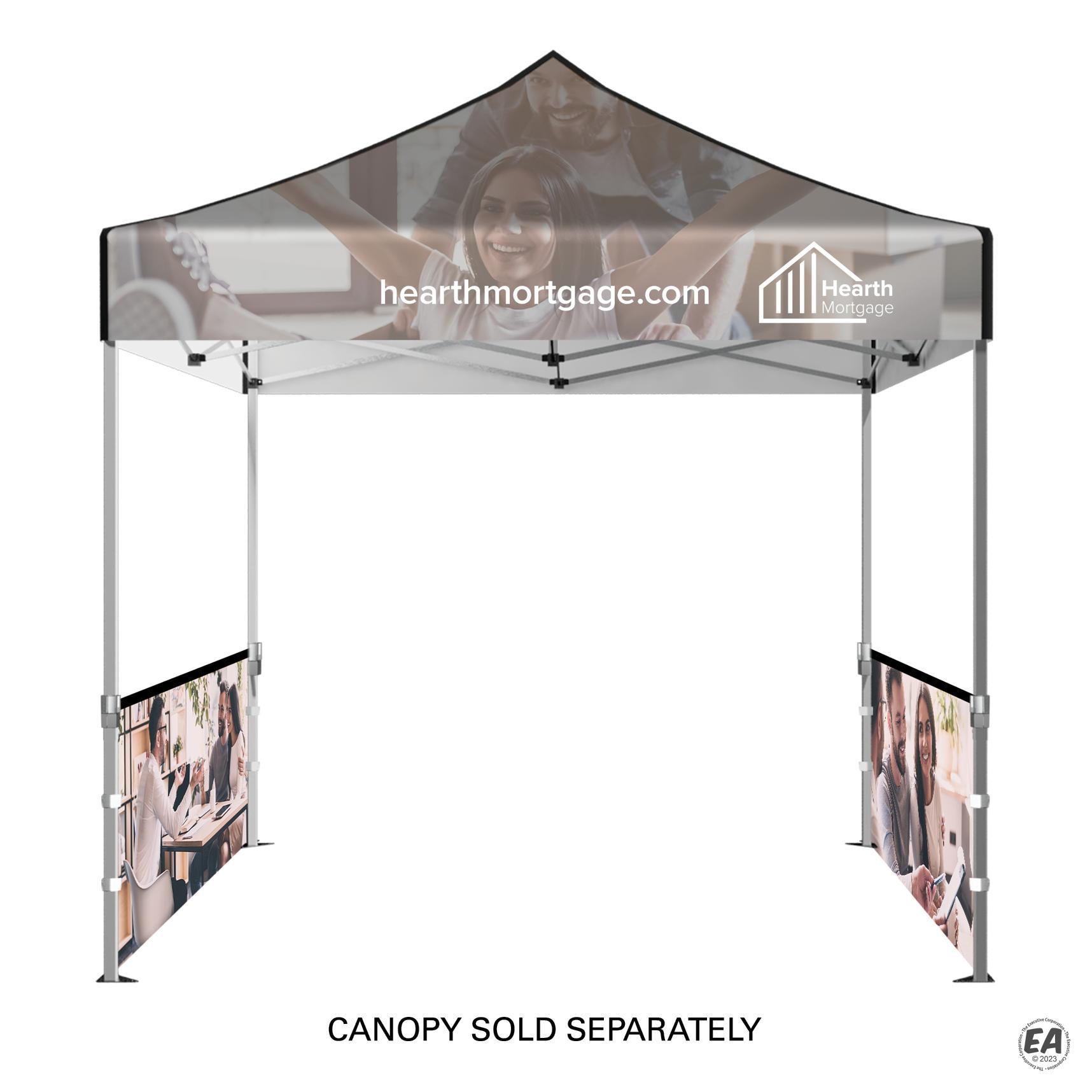 Promotional DisplaySplash 10FT x 3FT Double-Sided Tent Wall, 2pc Set ...