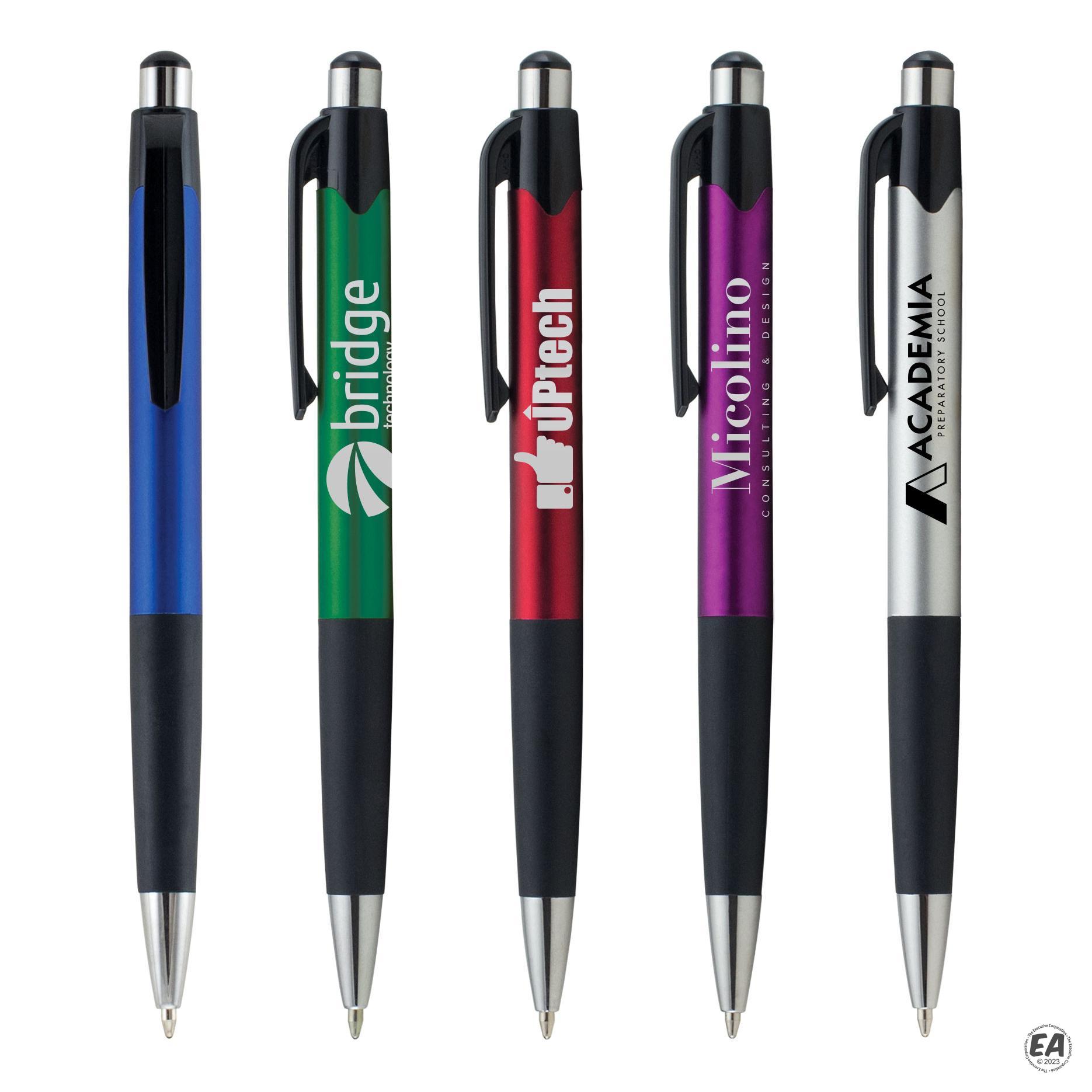 Promotional Smoothy Metallics Click Pens | Customized Plastic Click ...