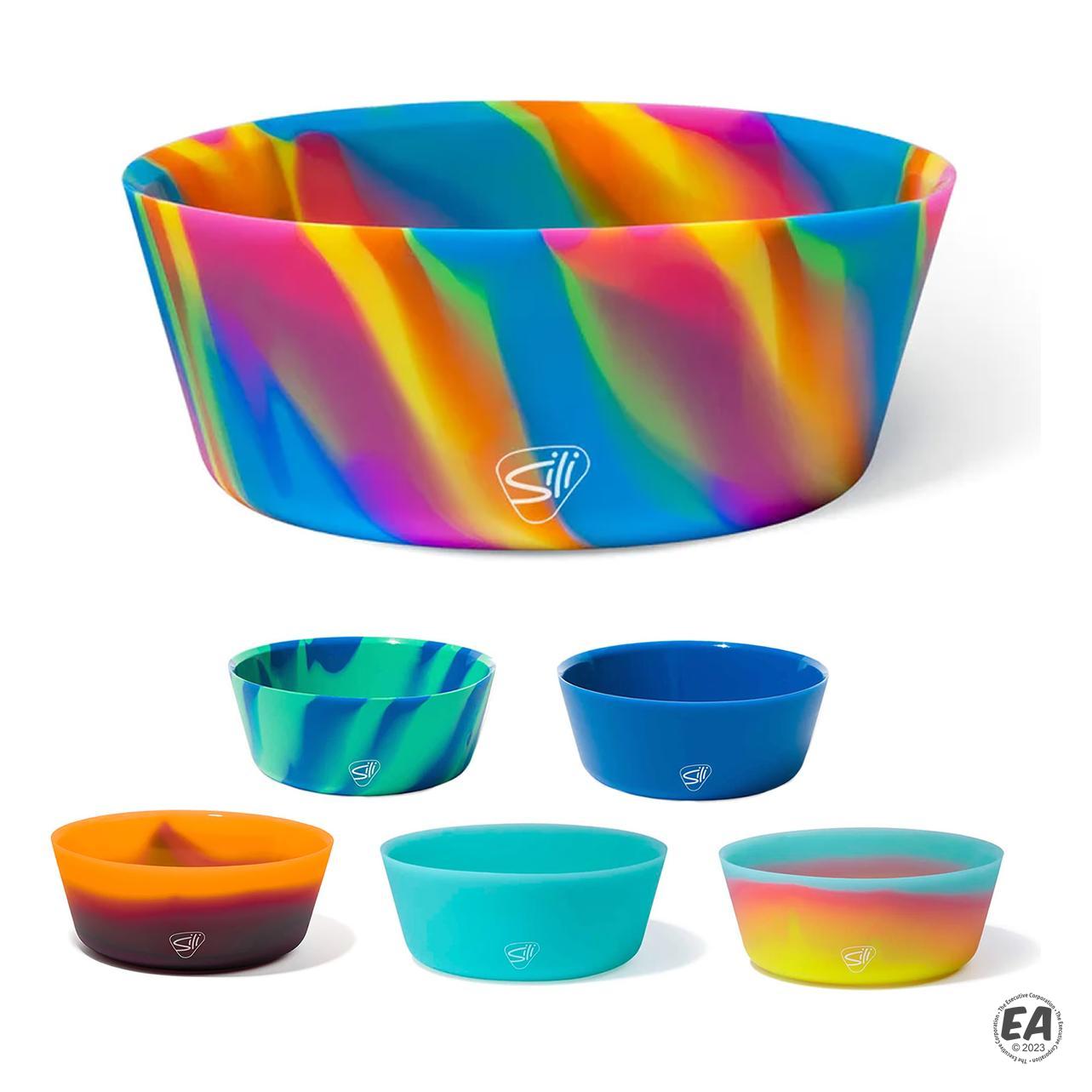 Customized Silipint 18 oz Squeeze-A-Bowl Silicone Food Bowls ...