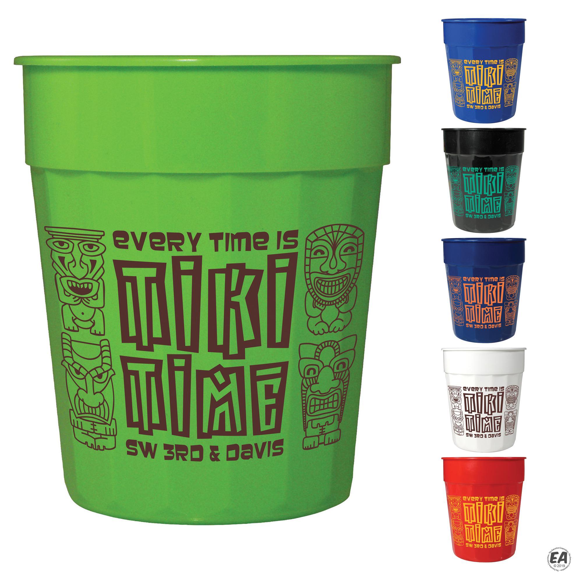 Customized HL 24 oz Fluted Stadium Cup | Promotional Plastic Cups ...