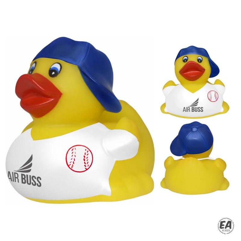 Customized Rubber Baseball Duck | Custom Rubber Ducks | Branded Rubber ...