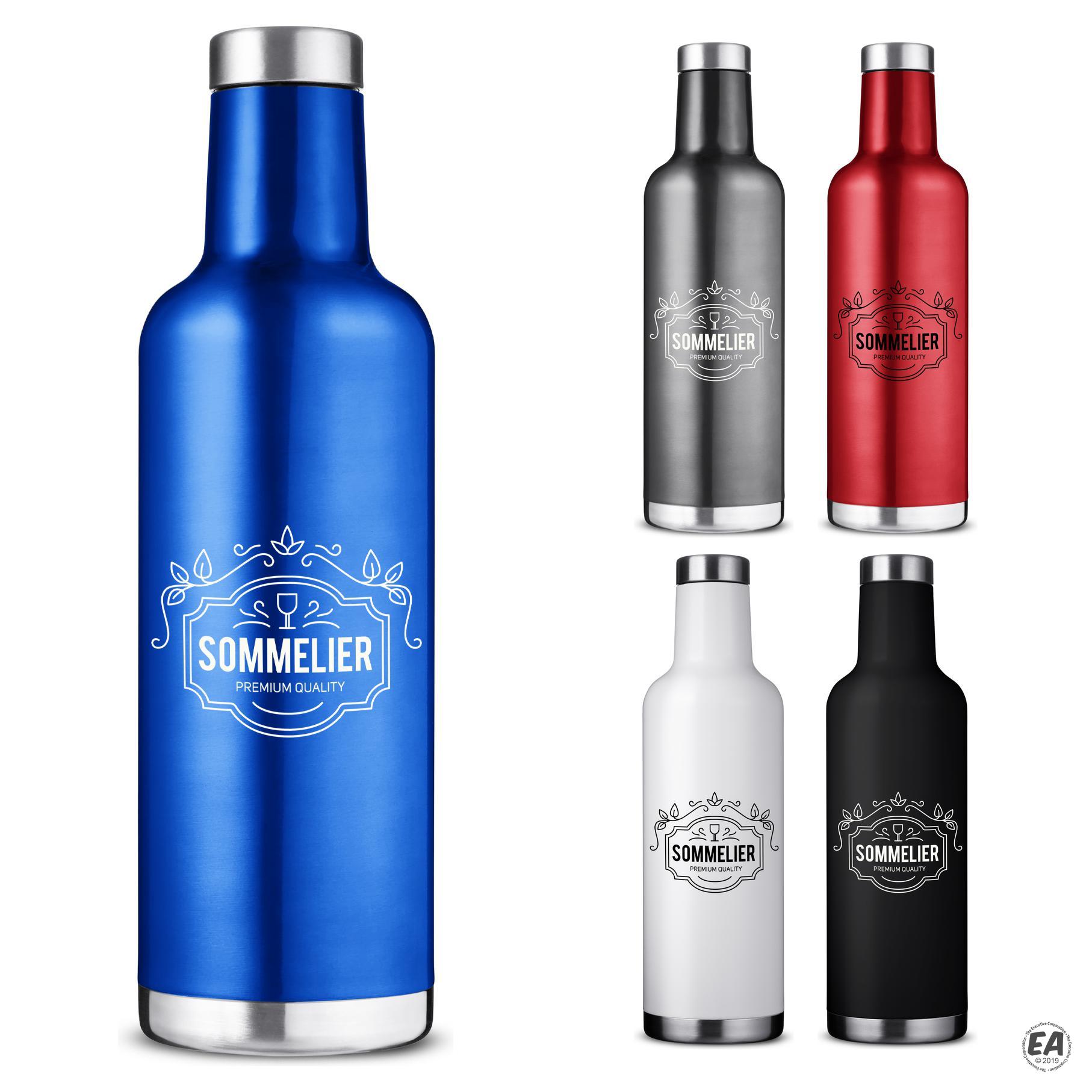 Customized Alsace Vacuum Insulated Wine Bottles (25 Oz