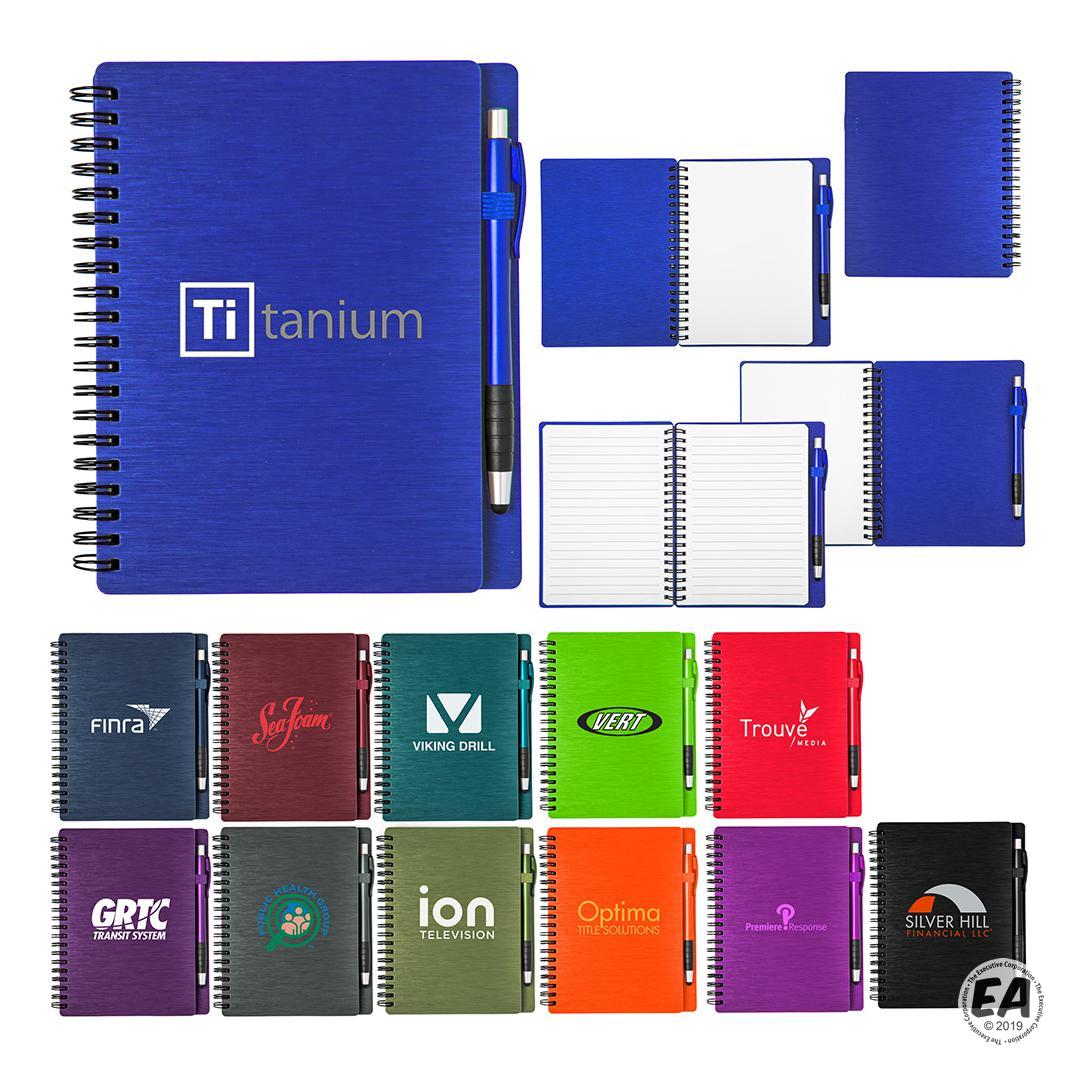 Customized Mercury Notebook Set | Custom Notebook Pen Combos ...