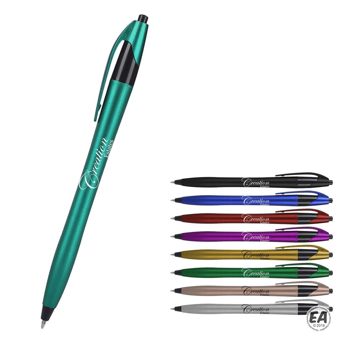 Metallic Dart Pen, Promotional Plunger Action Pens