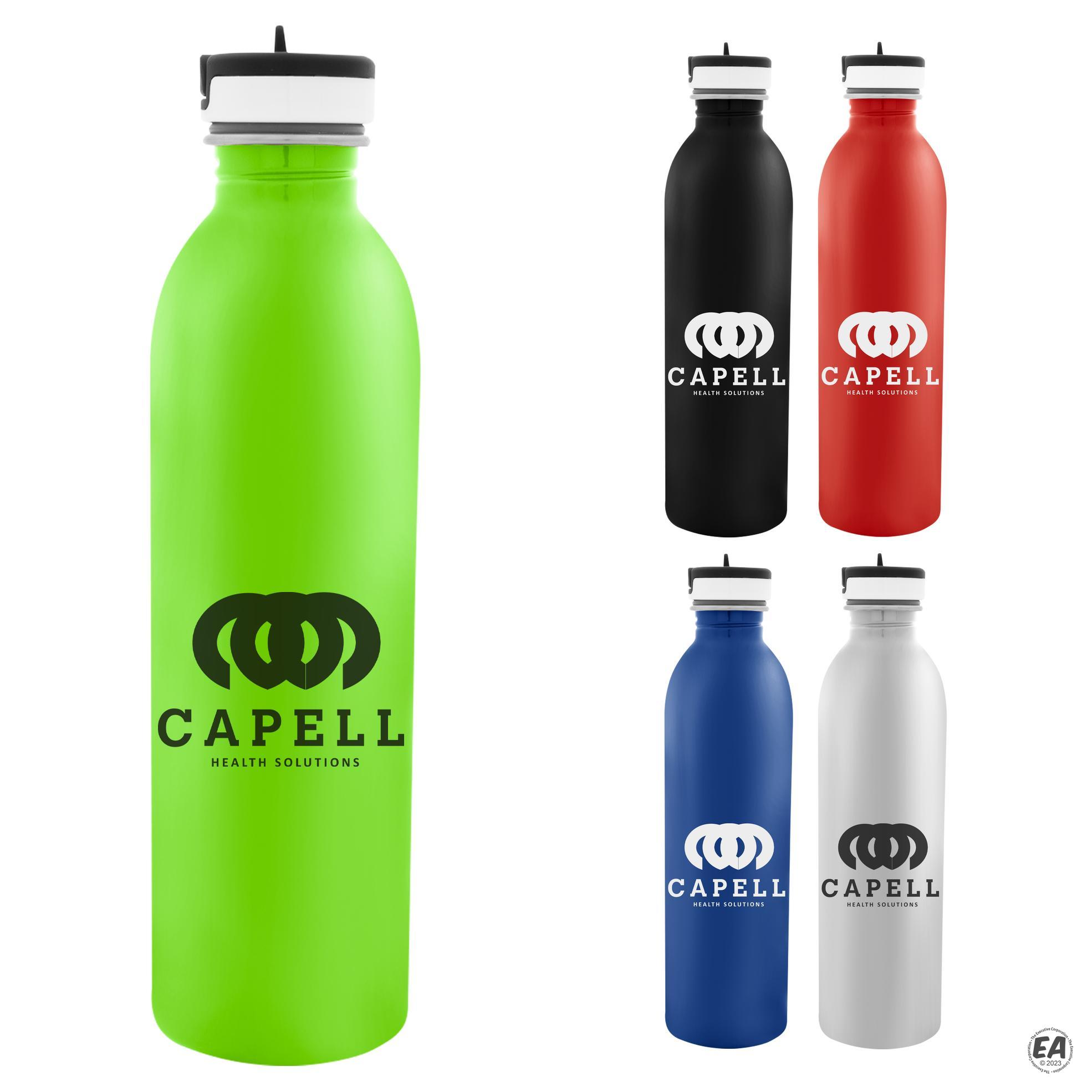 Branded 24 oz. Stainless Steel Newcastle Bottle | Customized Water ...