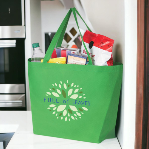 Non-Woven Budget Shopper Tote Bag 20x13x8