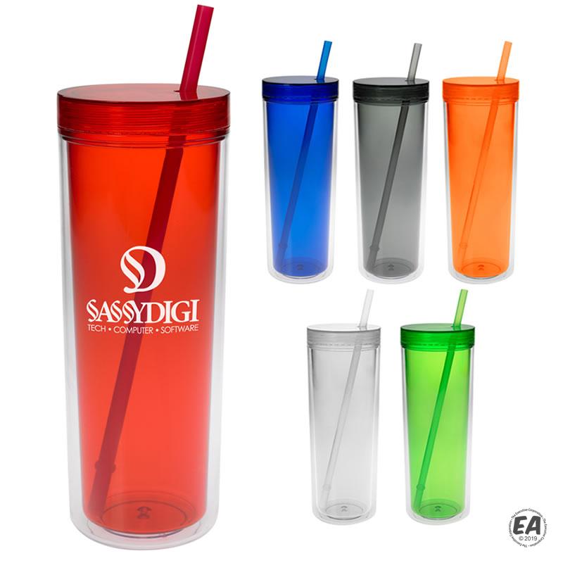 Branded 16 oz. Double Wall Aria Tumbler | Customized Water Bottles ...