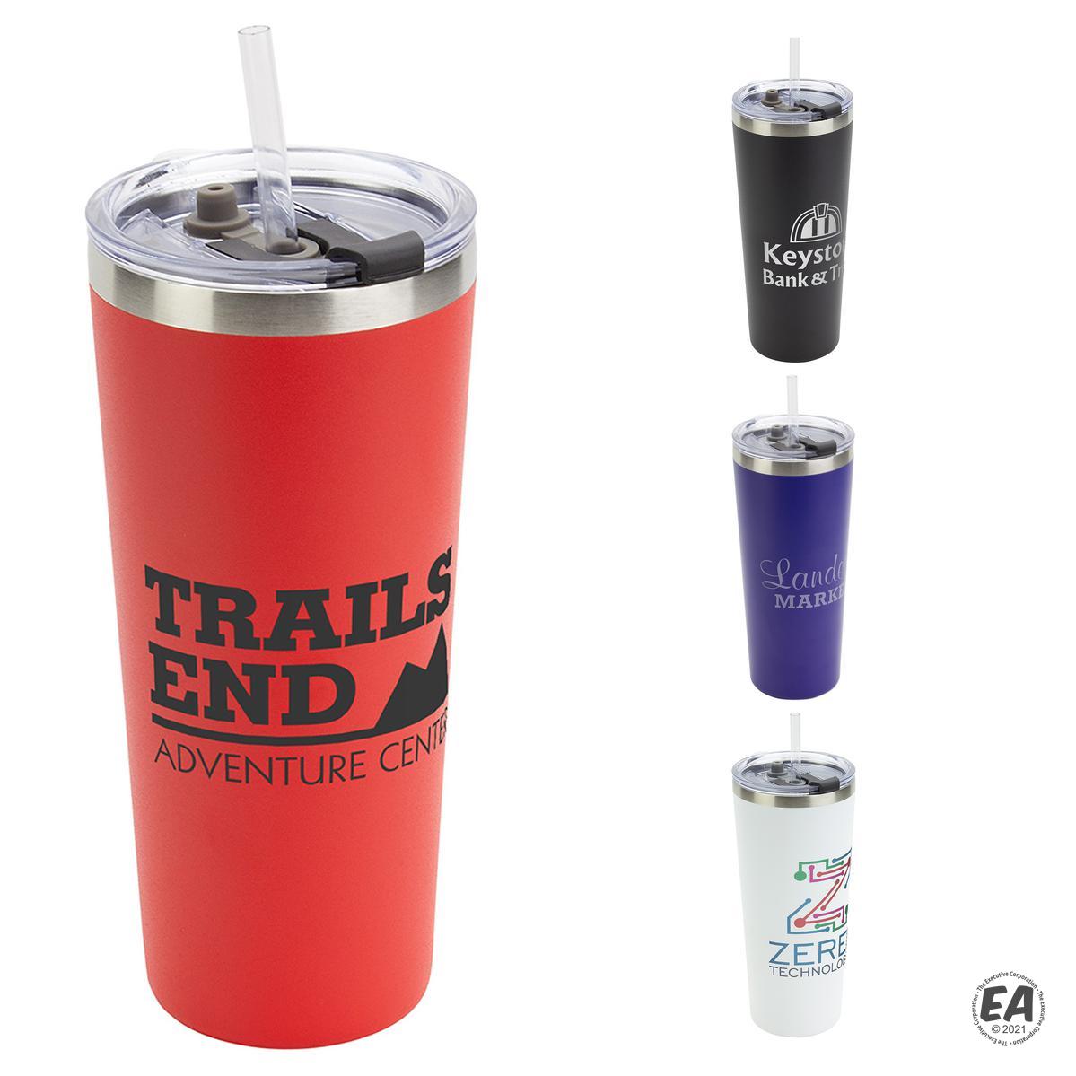 20 Oz Promotional Brighton Vacuum Insulated Stainless Steel Tumblers