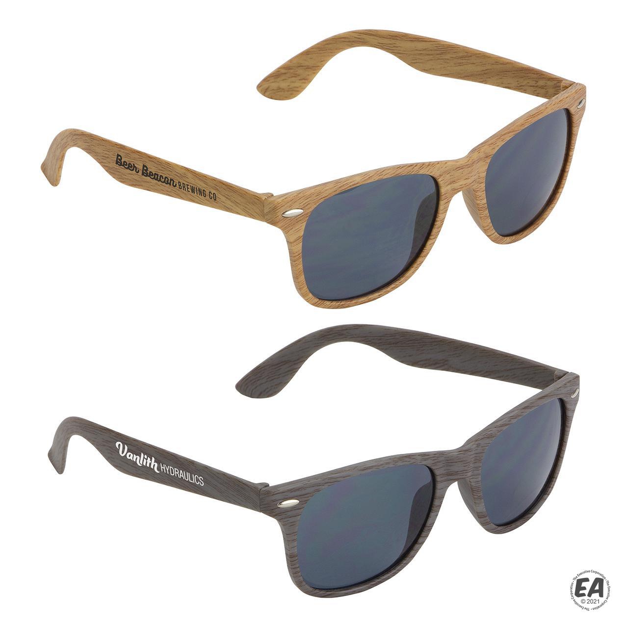 Customized Sebring Uv400 Wood Grain Sunglasses Promotional Sunglasses Custom Sebring Uv400 2660