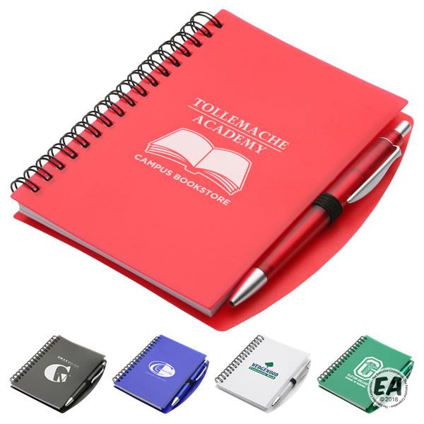 Customized Hardcover Notebook & Pen Set | Promotional Notebook Pen ...