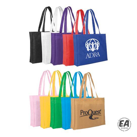 Customized Non-Woven Gusset Tote Bag | Promotional Cotton Tote Bags ...