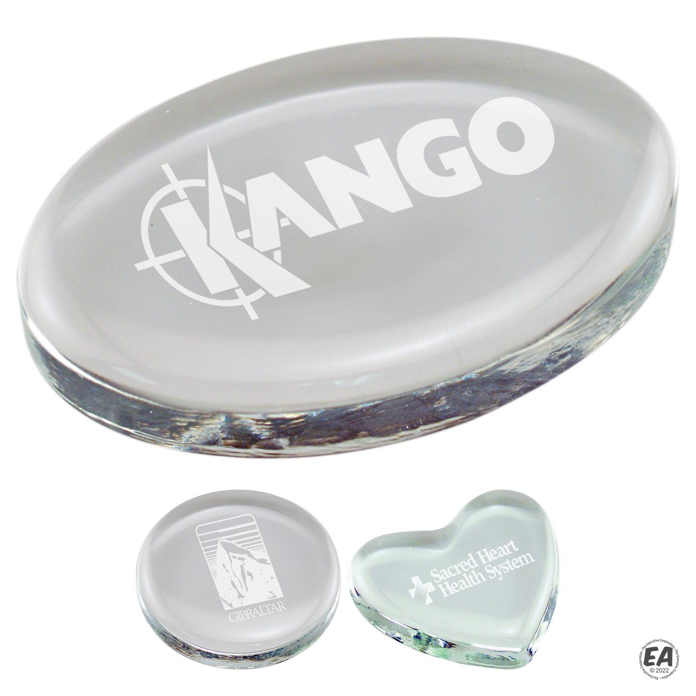 Promotional Polished Engraved Glass Paperweights Customized Paperweights Custom Polished