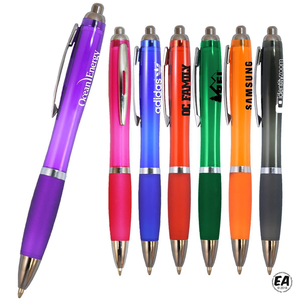 Branded Fullerton XGC Grip Pen | Customized Click Pens | Promotional ...